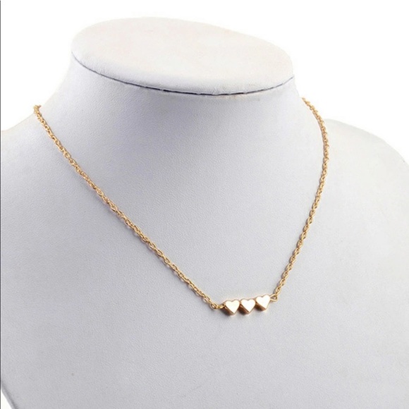 Asher • Dainty Triple The Love Necklace - Picture 2 of 3